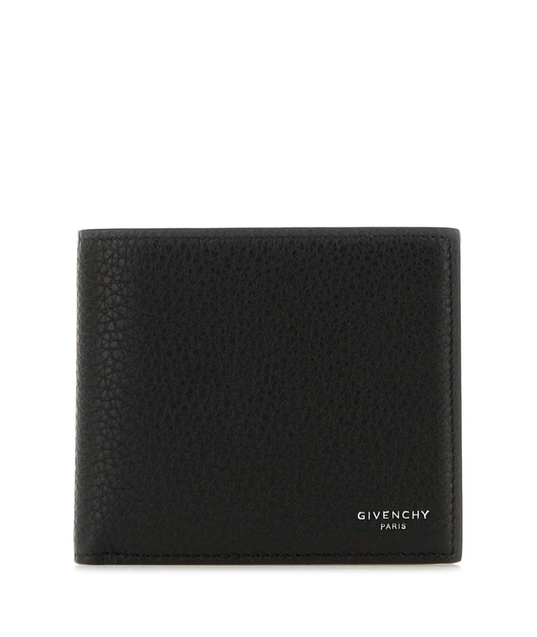 GIVENCHY Черный кожаный кошелек, фото 1