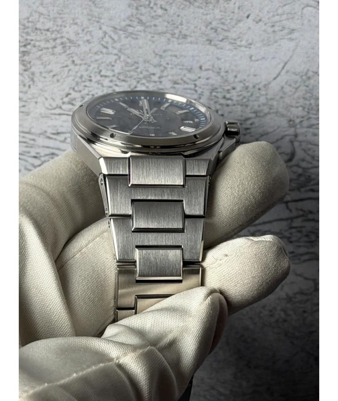IWC Schaffhausen Синие стальные часы, фото 6