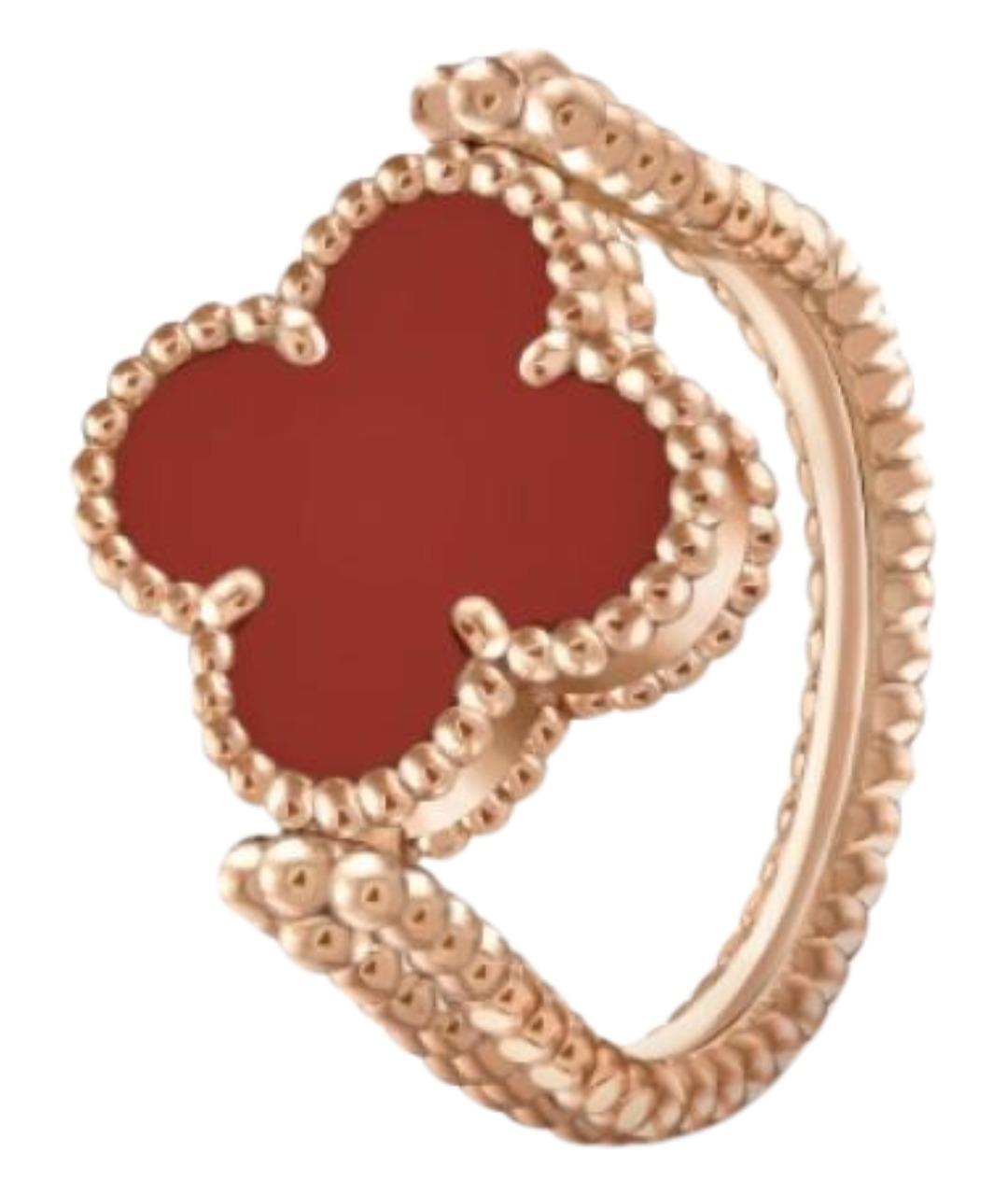 VAN CLEEF & ARPELS Красное кольцо из розового золота, фото 1