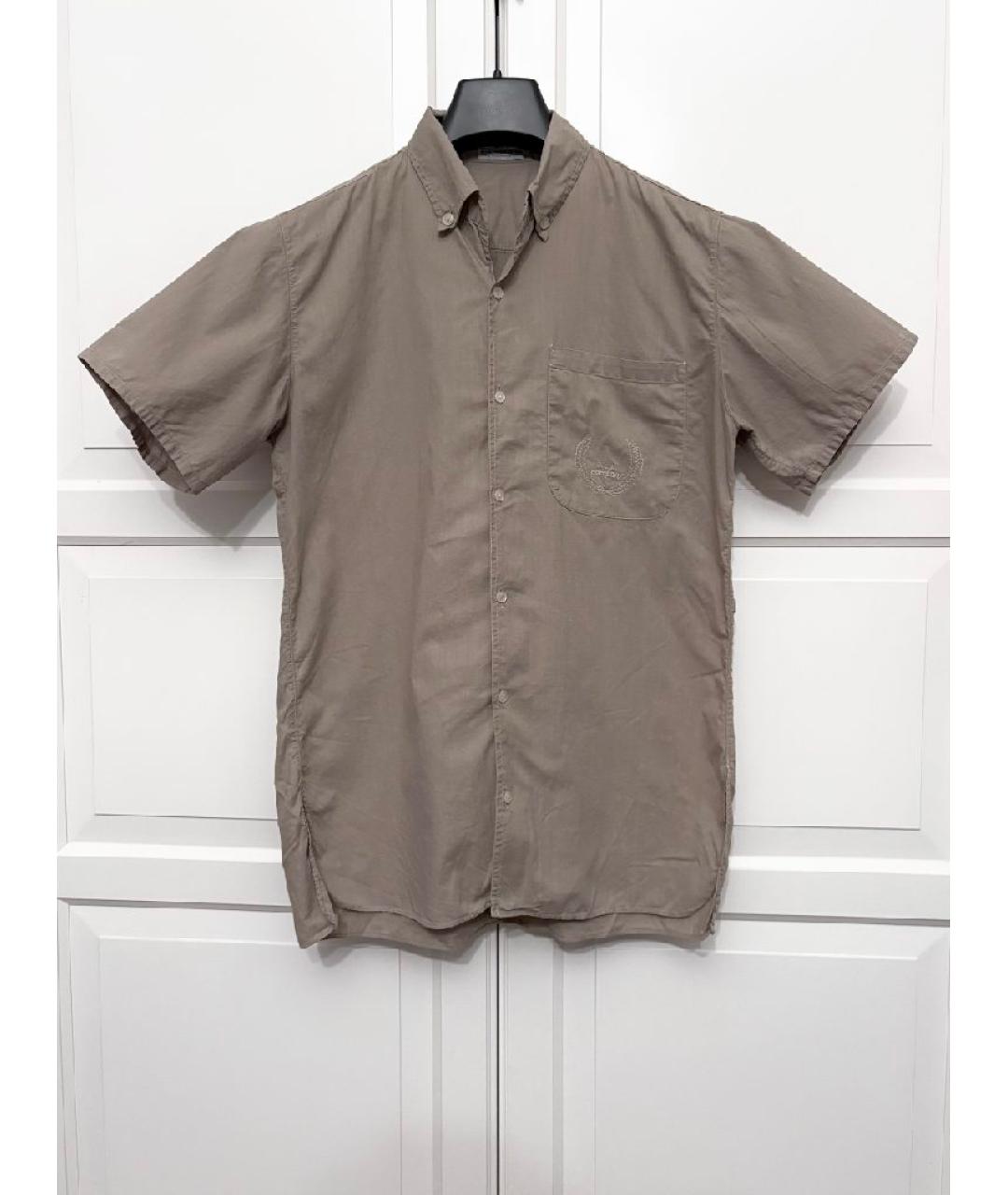 CP COMPANY Серая хлопковая кэжуал рубашка, фото 5