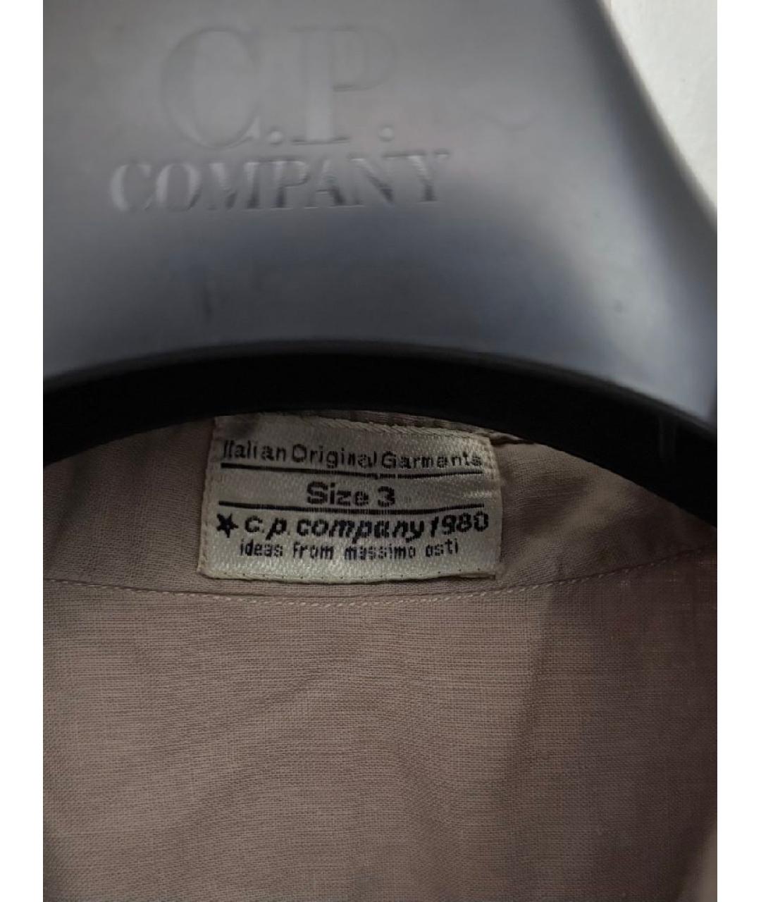 CP COMPANY Серая хлопковая кэжуал рубашка, фото 3