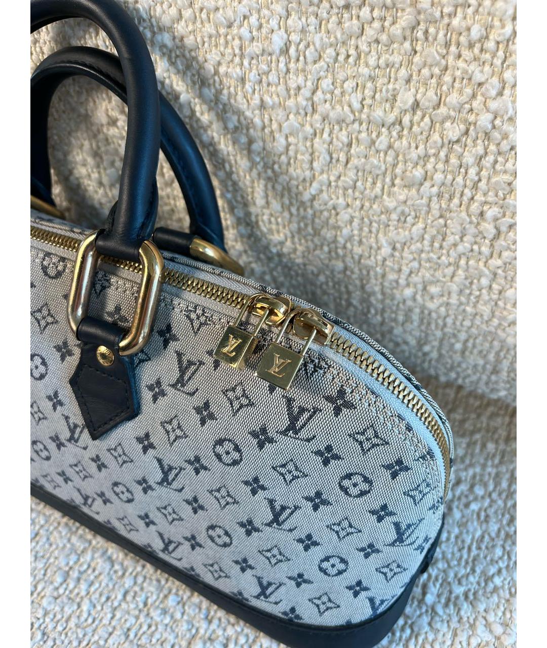 LOUIS VUITTON Кожаная сумка с короткими ручками, фото 6