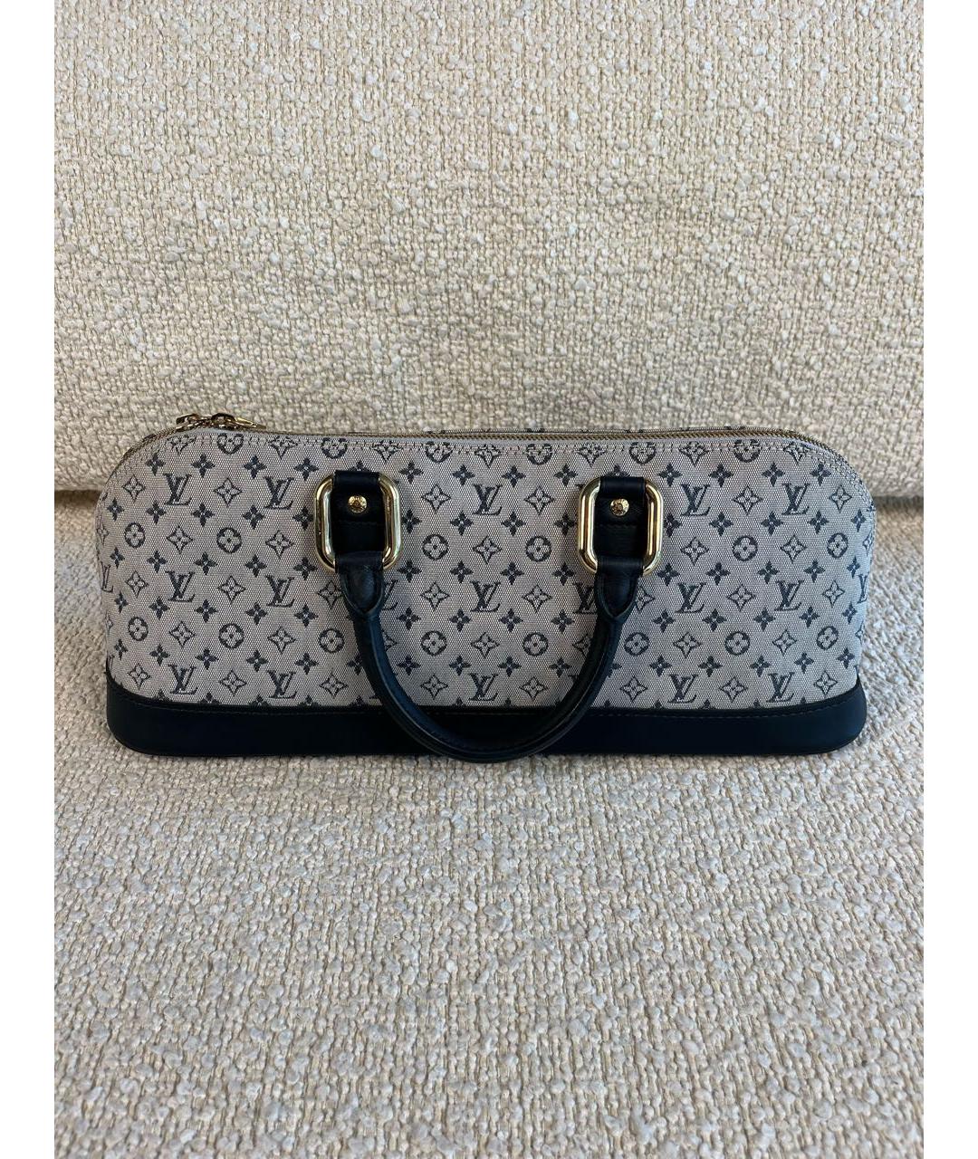 LOUIS VUITTON Кожаная сумка с короткими ручками, фото 3