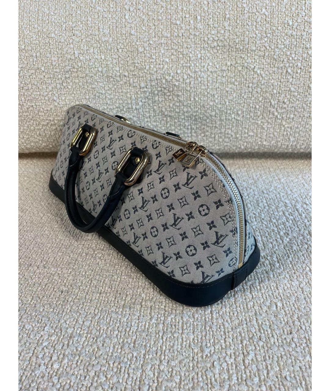 LOUIS VUITTON Кожаная сумка с короткими ручками, фото 8