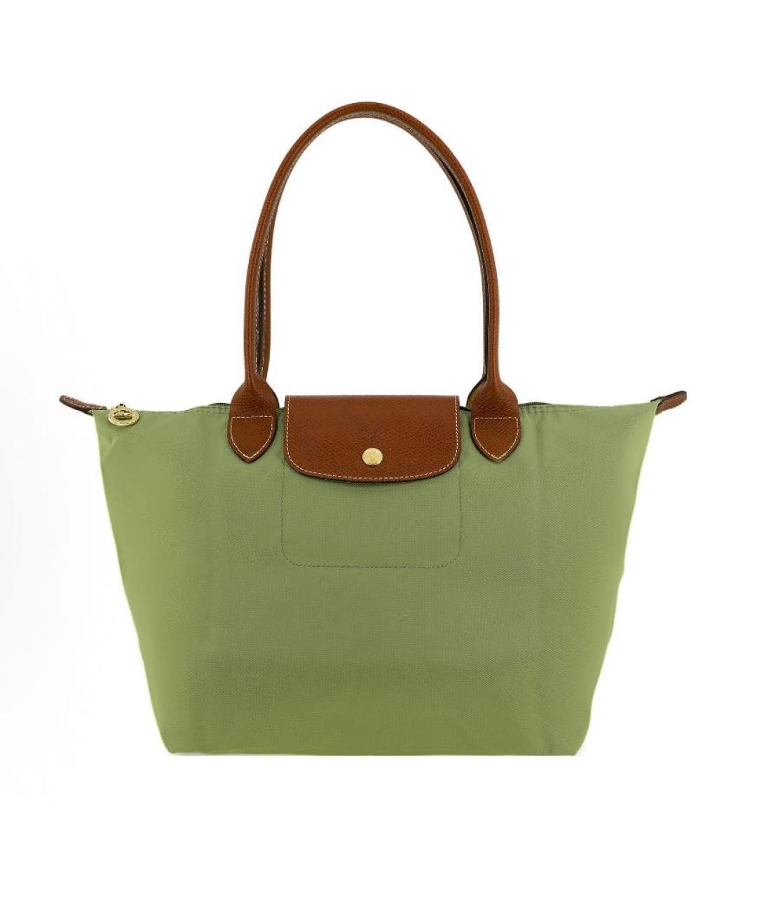 LONGCHAMP Салатовая сумка тоут, фото 7
