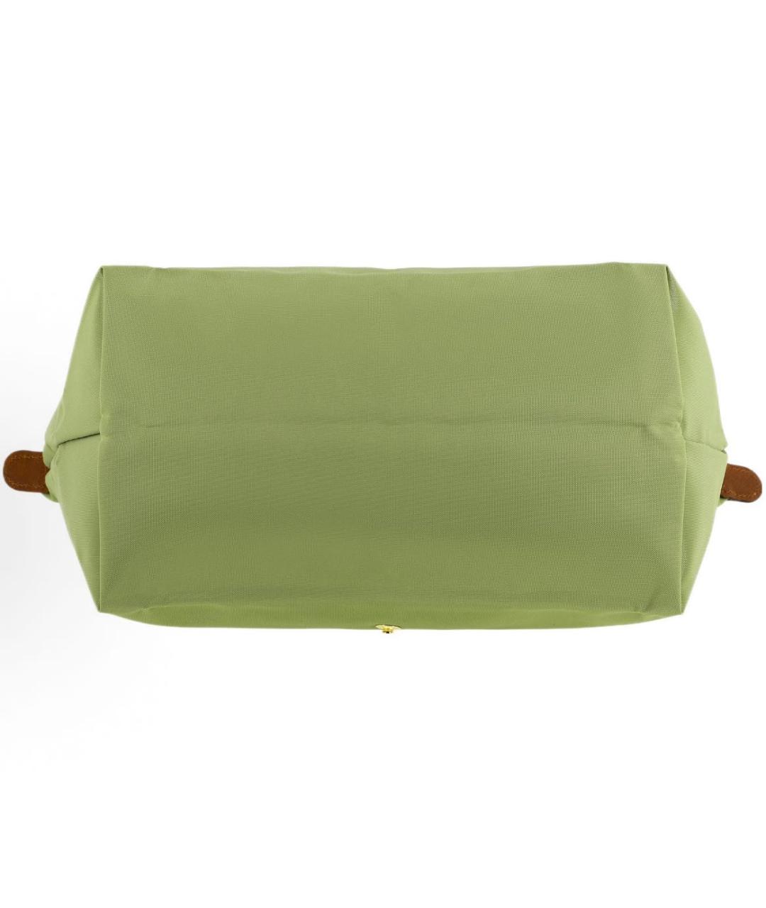 LONGCHAMP Салатовая сумка тоут, фото 4