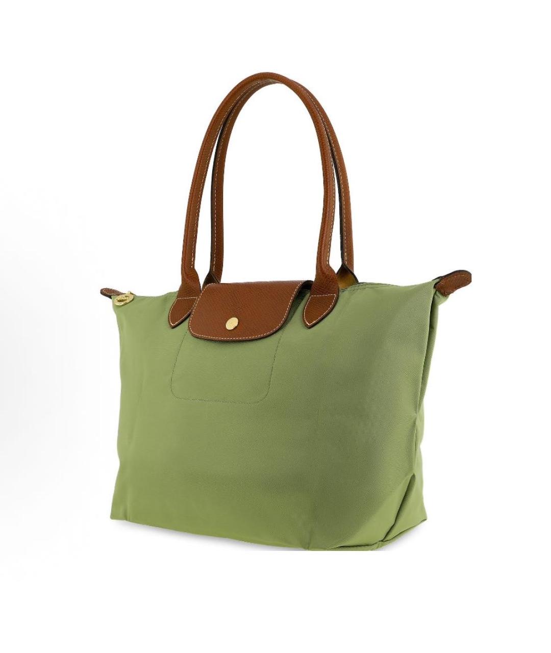 LONGCHAMP Салатовая сумка тоут, фото 2