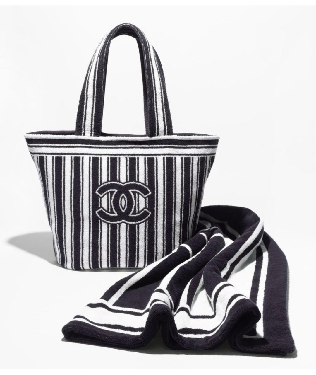CHANEL Хлопковая пляжная сумка, фото 2