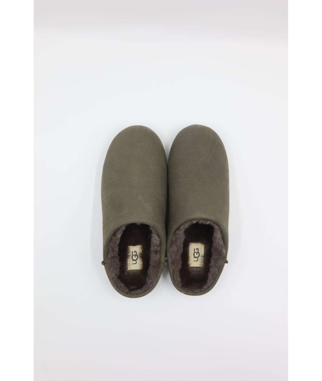UGG AUSTRALIA Антрацитовые замшевые сабо, фото 5