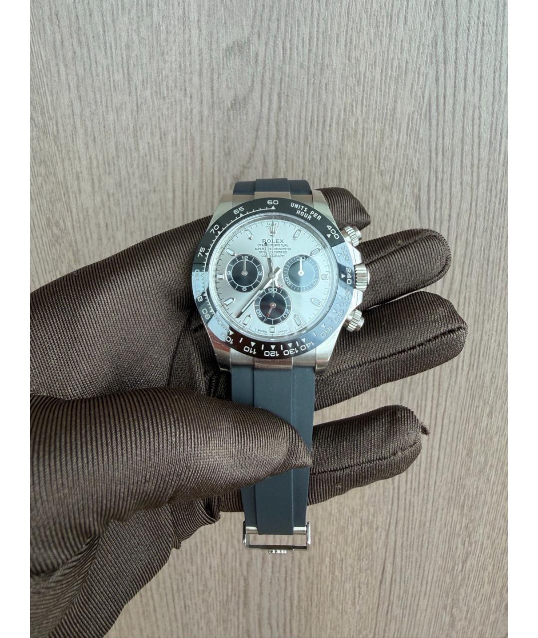 ROLEX Белые часы из белого золота, фото 6
