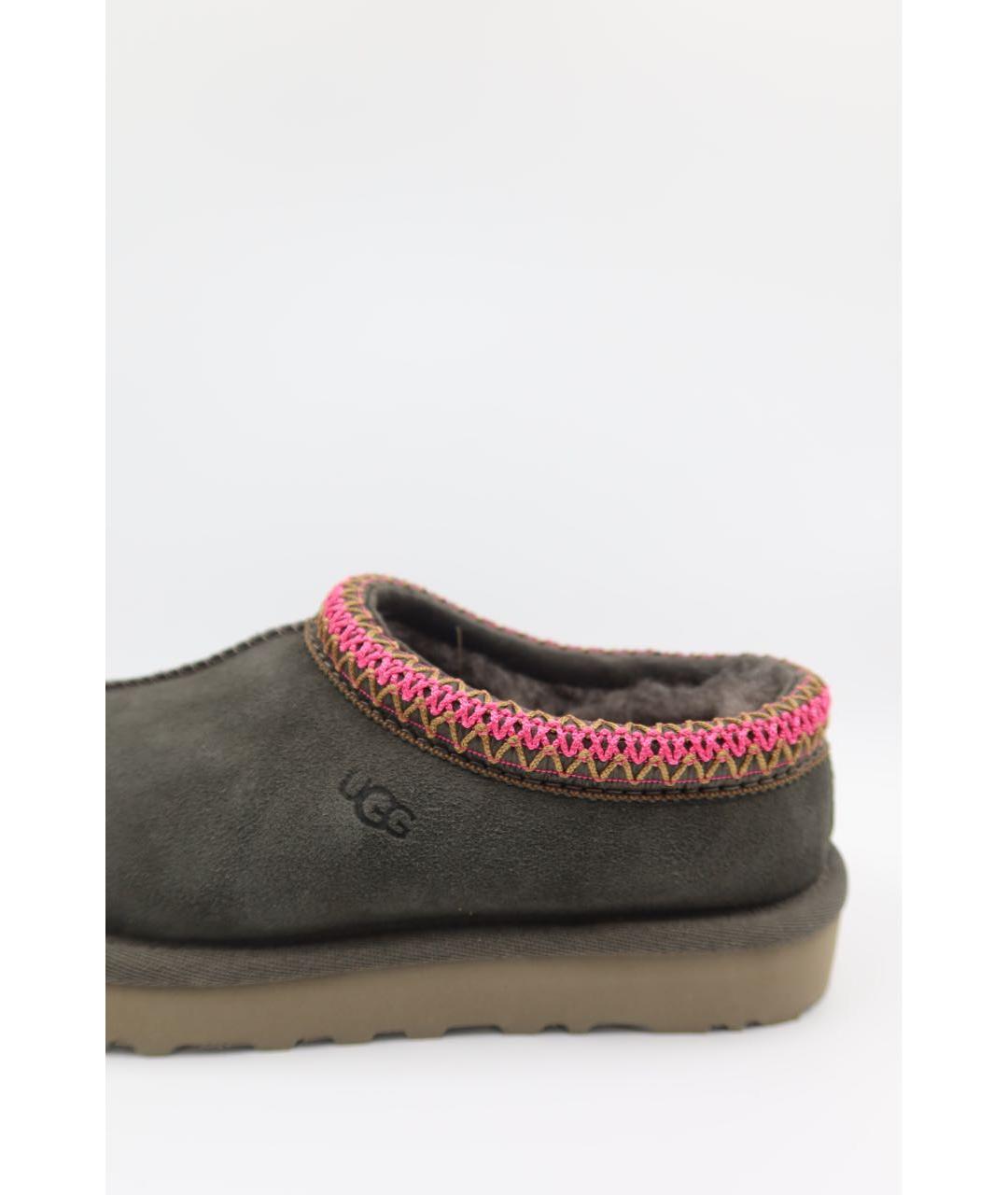 UGG AUSTRALIA Хаки замшевые ботинки, фото 3