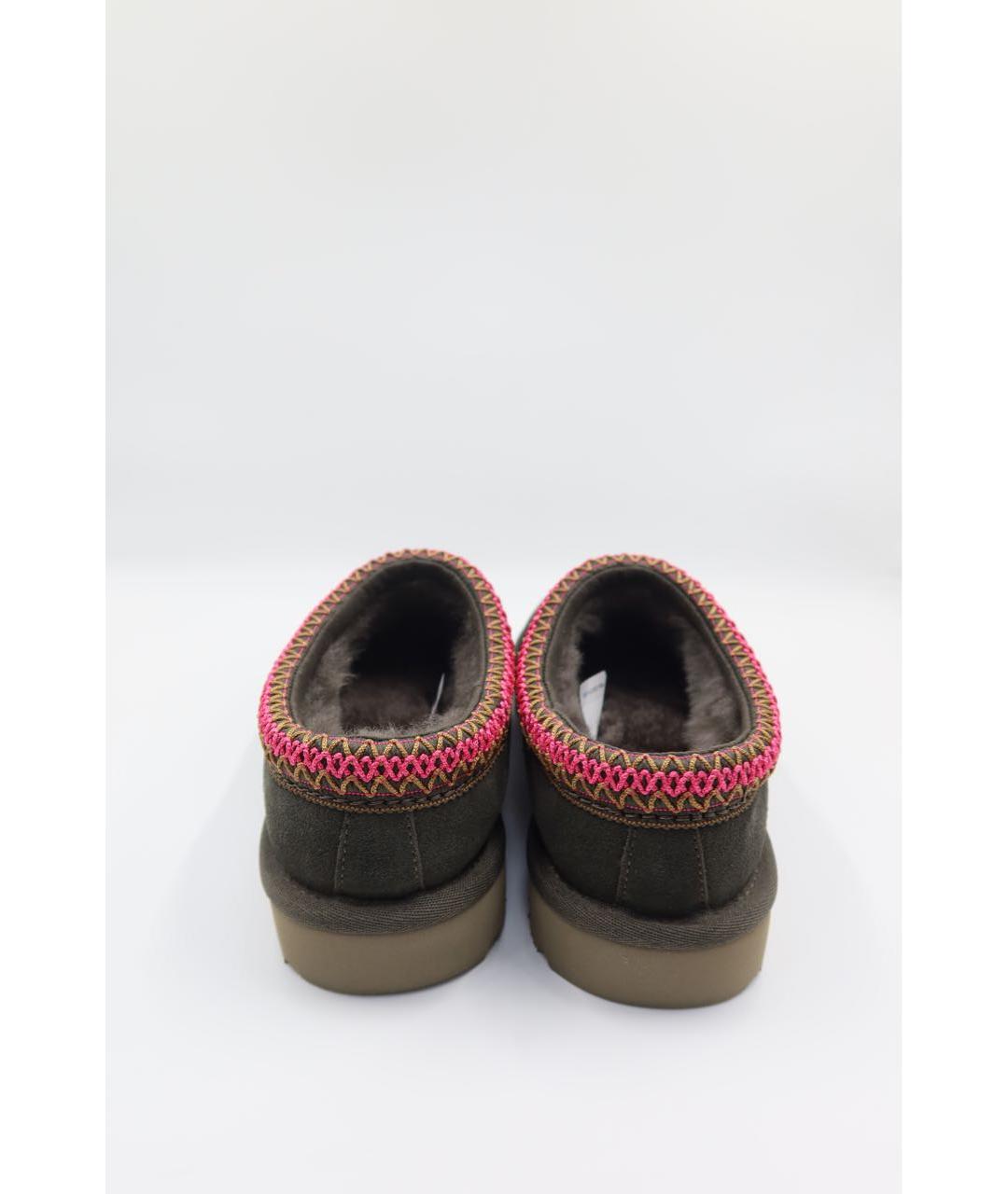 UGG AUSTRALIA Хаки замшевые ботинки, фото 4