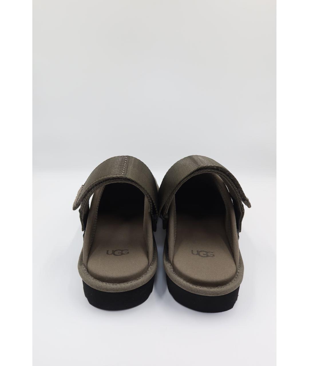UGG AUSTRALIA Антрацитовые замшевые сандалии, фото 4
