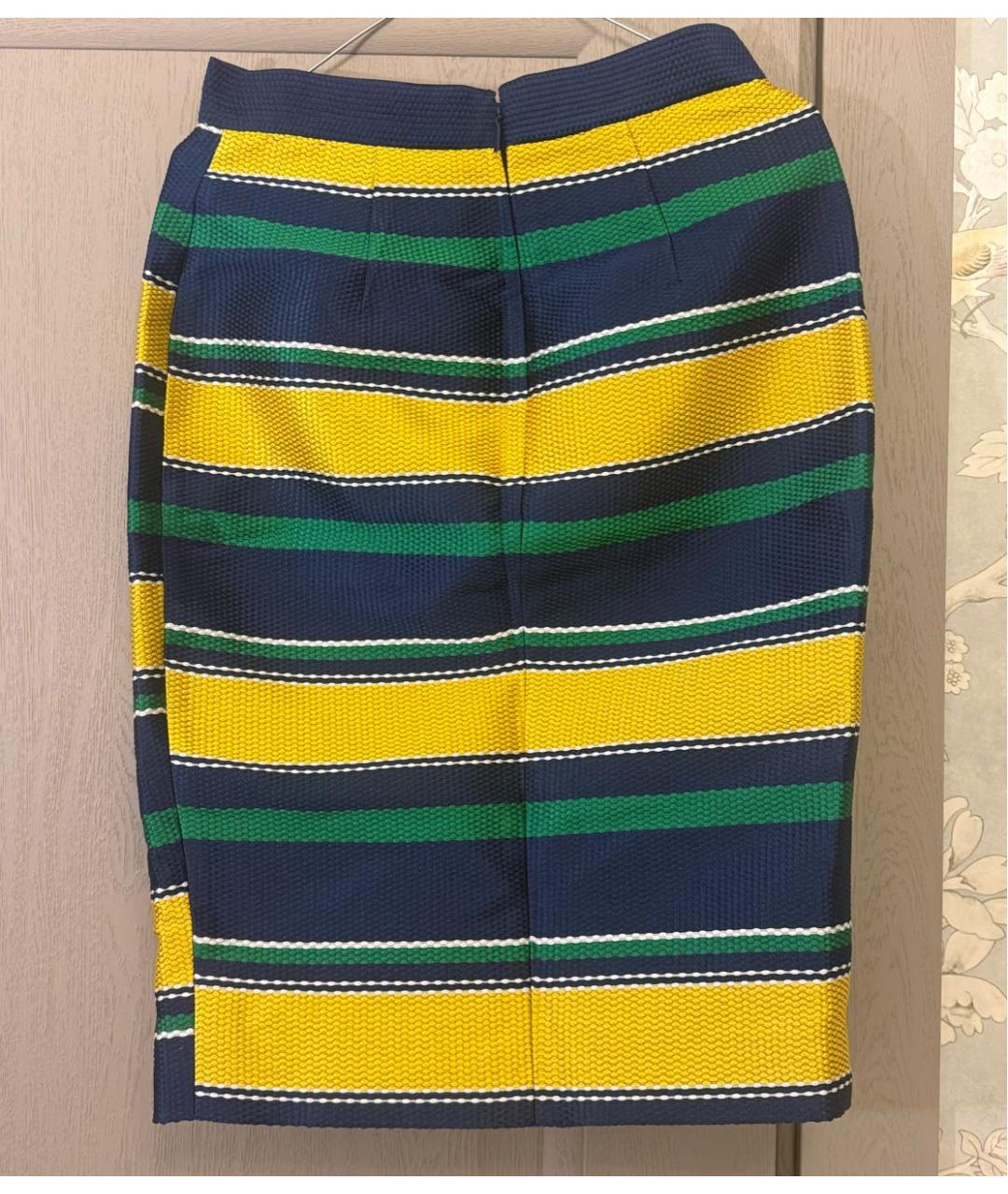 CAROLINA HERRERA Мульти хлопковая юбка миди, фото 2