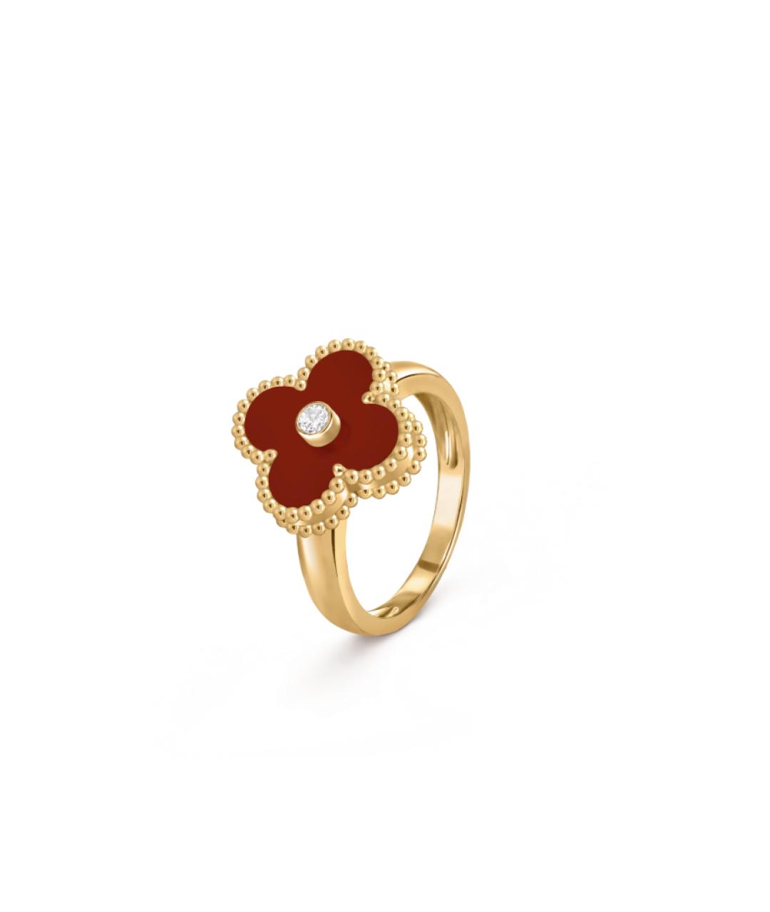 VAN CLEEF & ARPELS Красное кольцо из желтого золота, фото 4