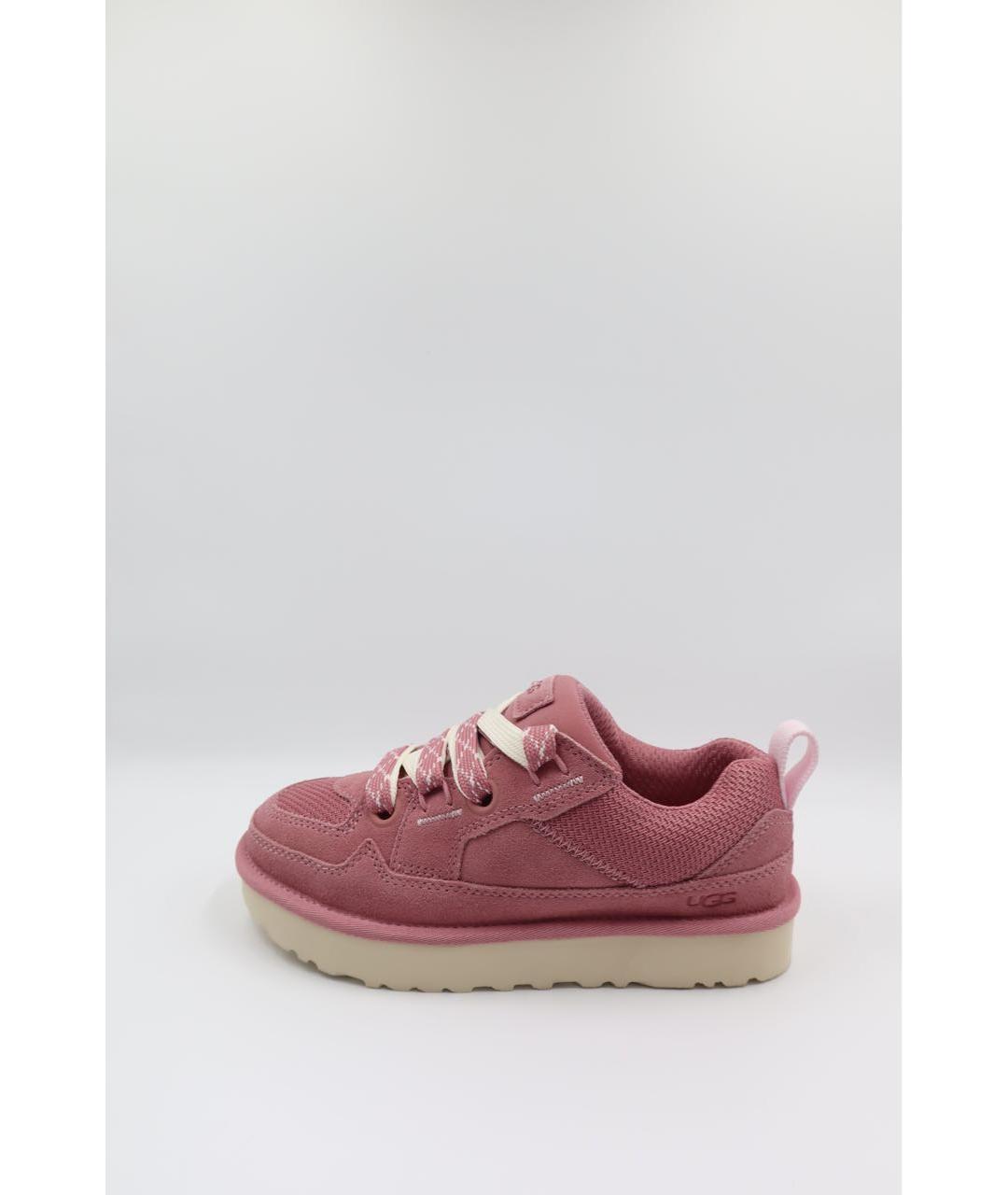 UGG AUSTRALIA Розовые замшевые кеды, фото 2