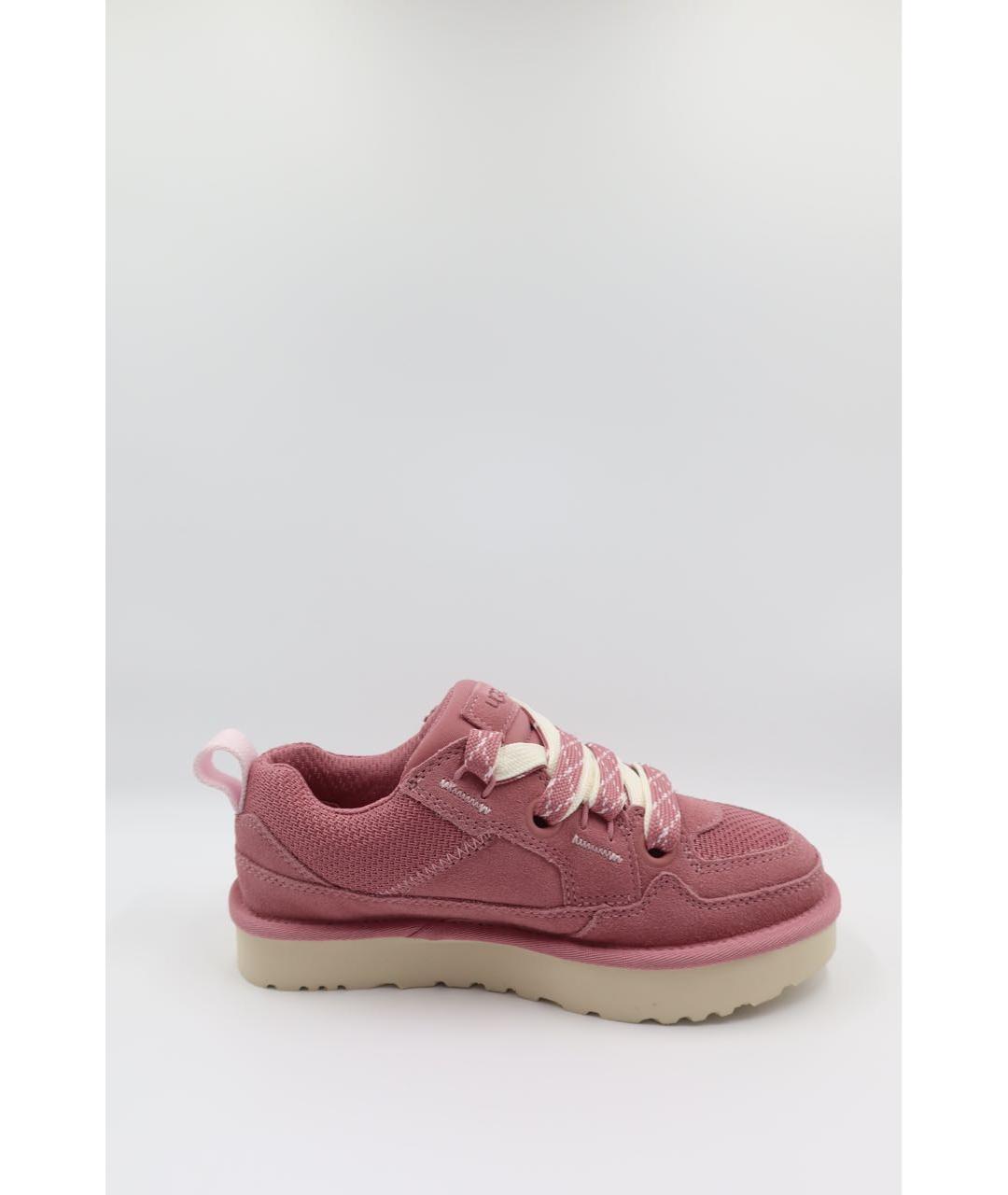UGG AUSTRALIA Розовые замшевые кеды, фото 7
