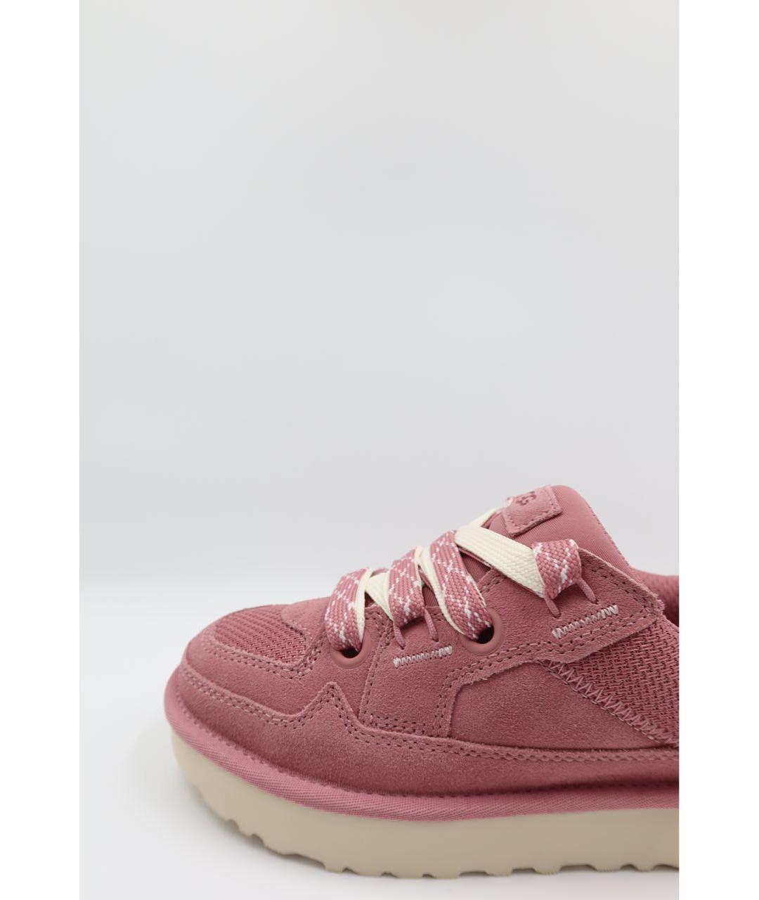 UGG AUSTRALIA Розовые замшевые кеды, фото 3