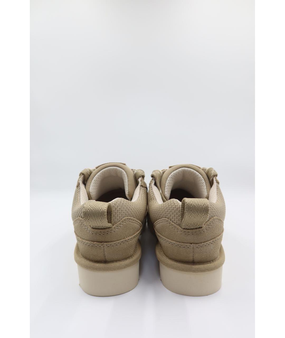 UGG AUSTRALIA Бежевые замшевые кеды, фото 5