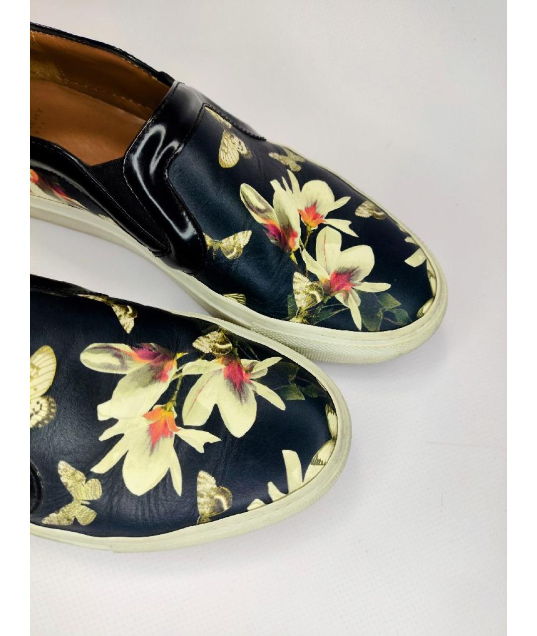 GIVENCHY Черные кожаные слипоны, фото 3