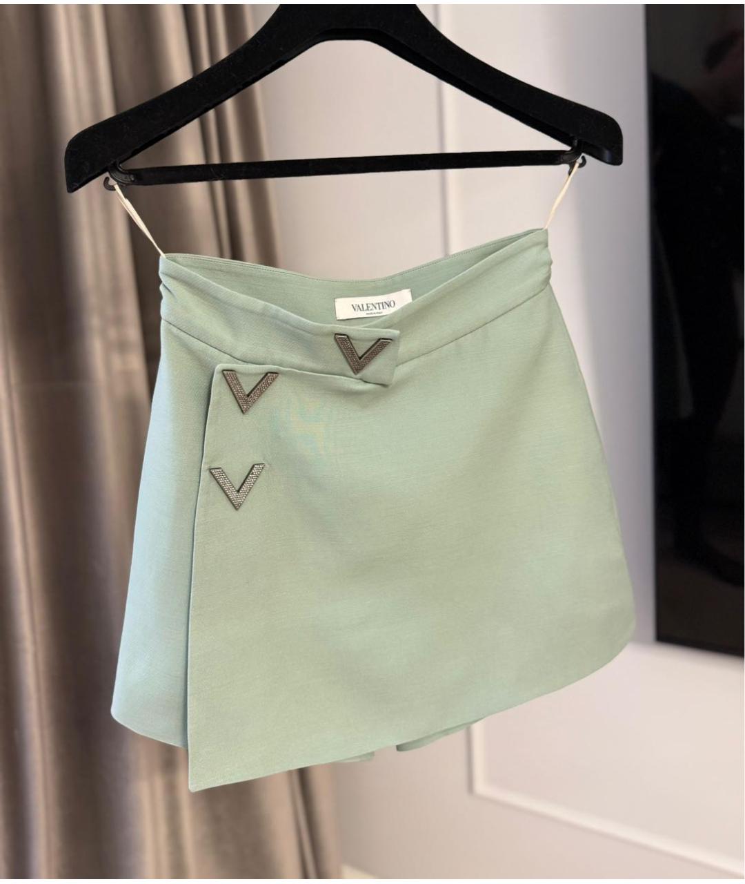 VALENTINO Салатовые шорты, фото 3