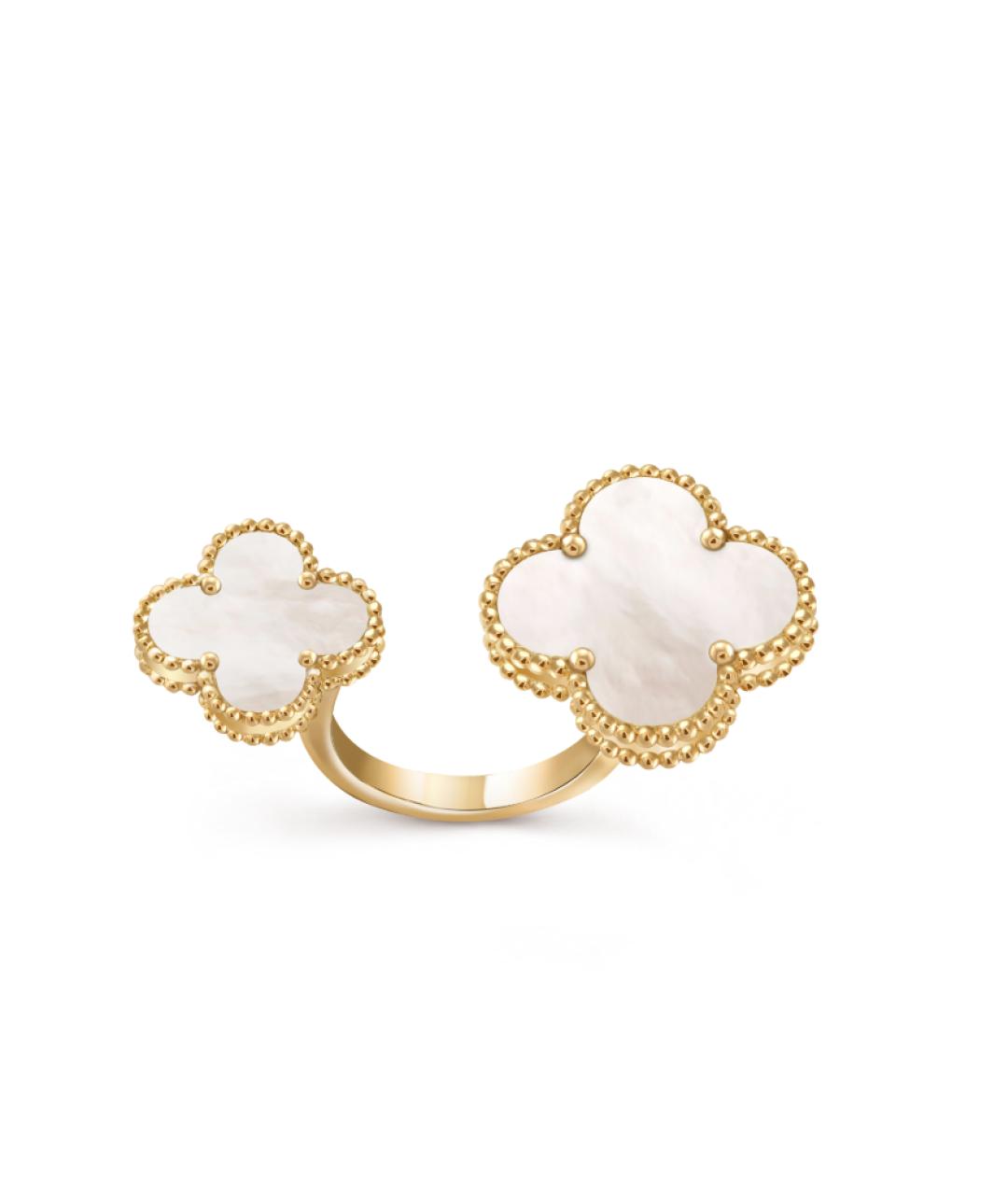 VAN CLEEF & ARPELS Белое кольцо из желтого золота, фото 3