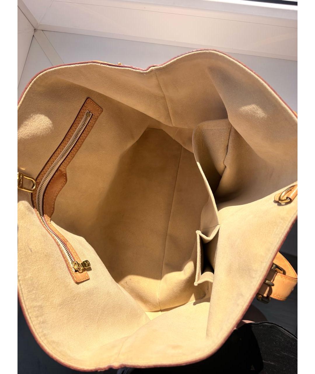 LOUIS VUITTON Бежевая сумка тоут, фото 4