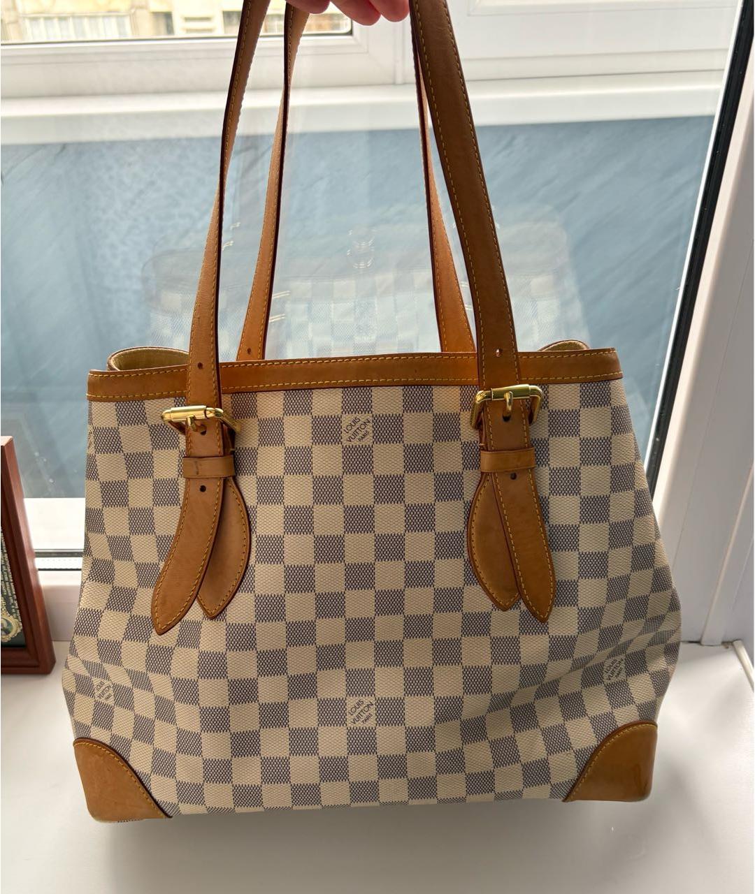 LOUIS VUITTON Бежевая сумка тоут, фото 3