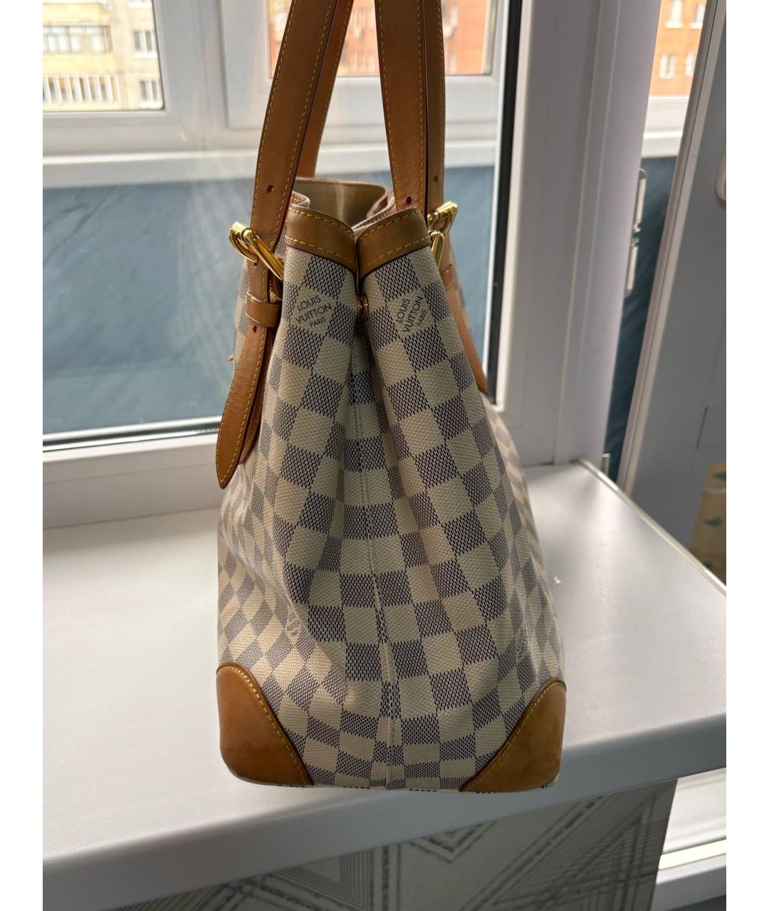 LOUIS VUITTON Бежевая сумка тоут, фото 5