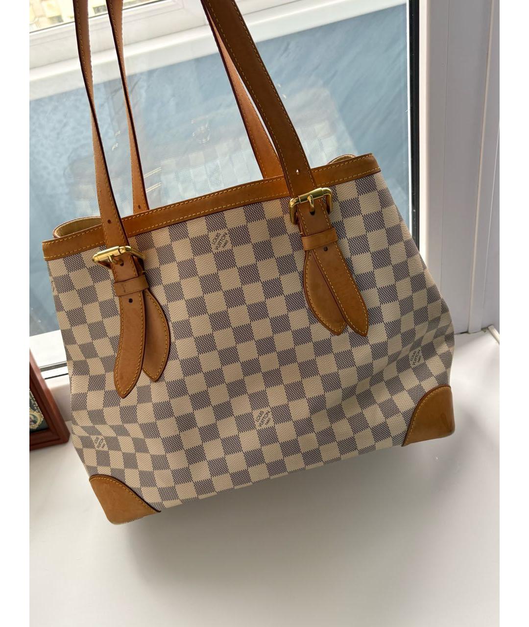 LOUIS VUITTON Бежевая сумка тоут, фото 8