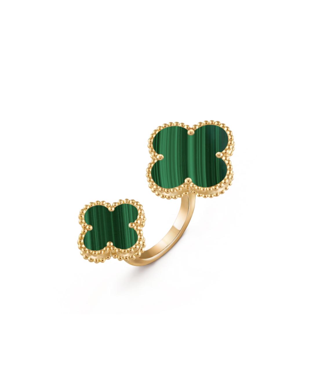 VAN CLEEF & ARPELS Зеленое кольцо из желтого золота, фото 4