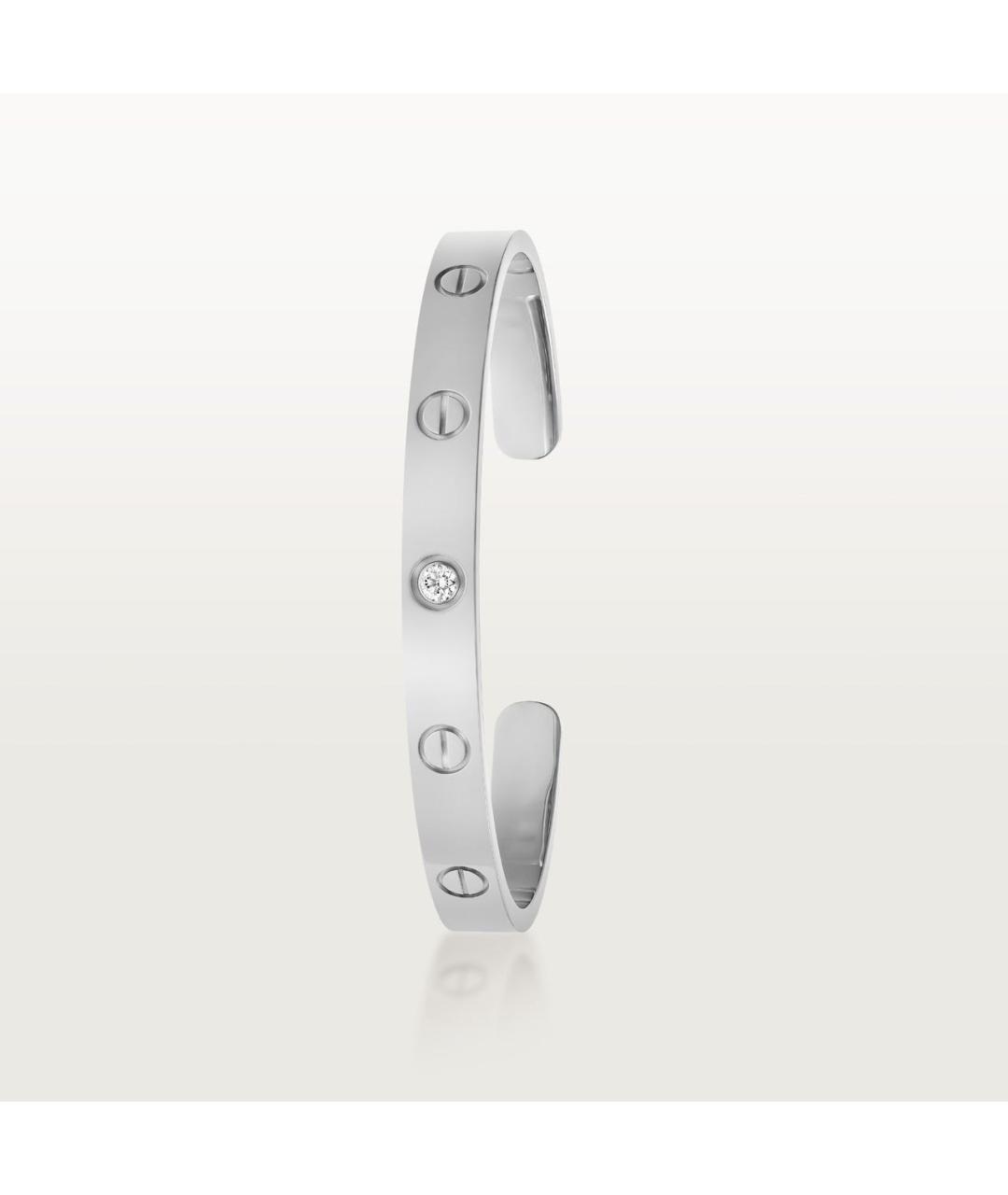 CARTIER Серебряный браслет из белого золота, фото 5