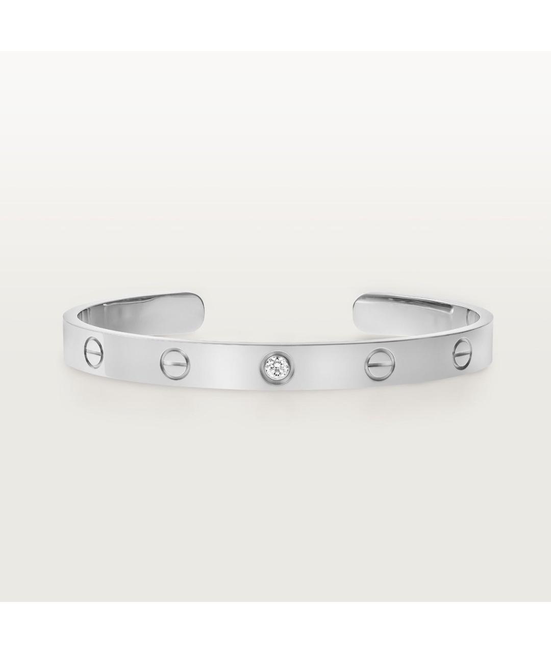 CARTIER Серебряный браслет из белого золота, фото 7