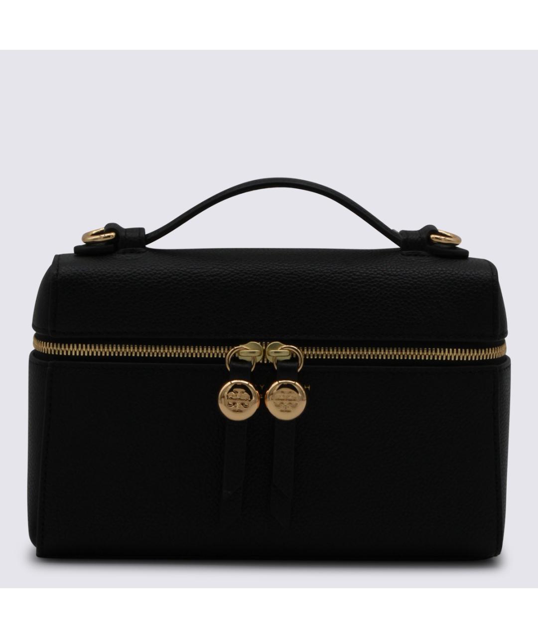 TORY BURCH Черная сумка с короткими ручками, фото 4