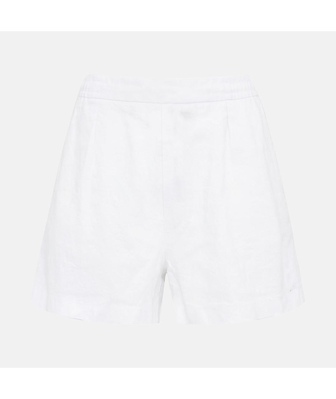 POLO RALPH LAUREN Белые льняные шорты, фото 2