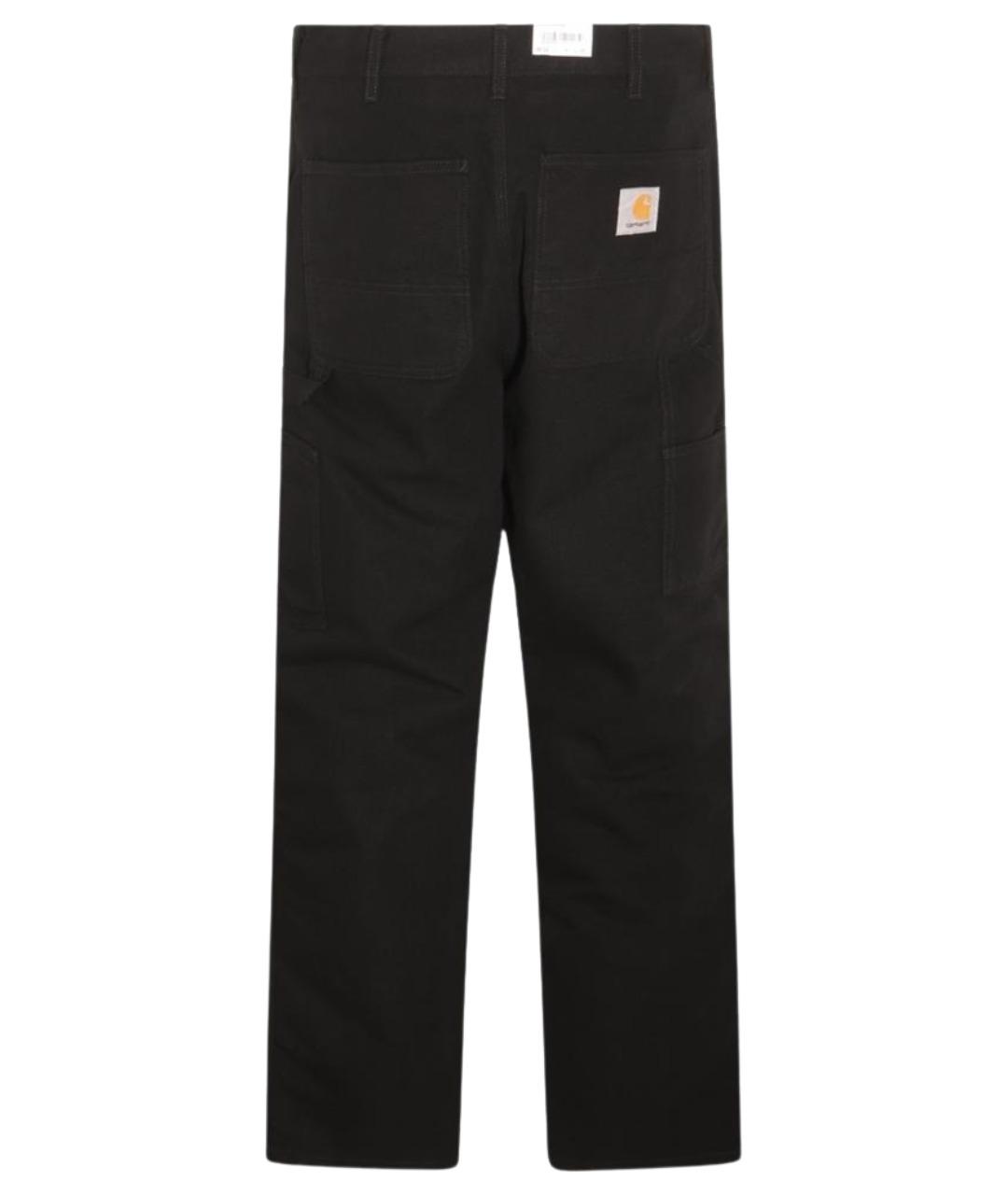 CARHARTT WIP Черные хлопковые повседневные брюки, фото 2
