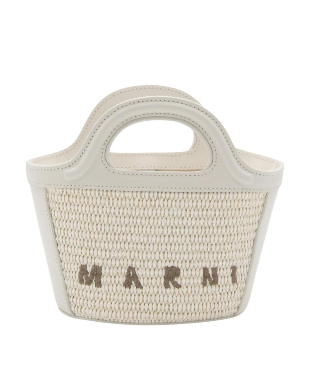 MARNI Белая сумка тоут, фото 1