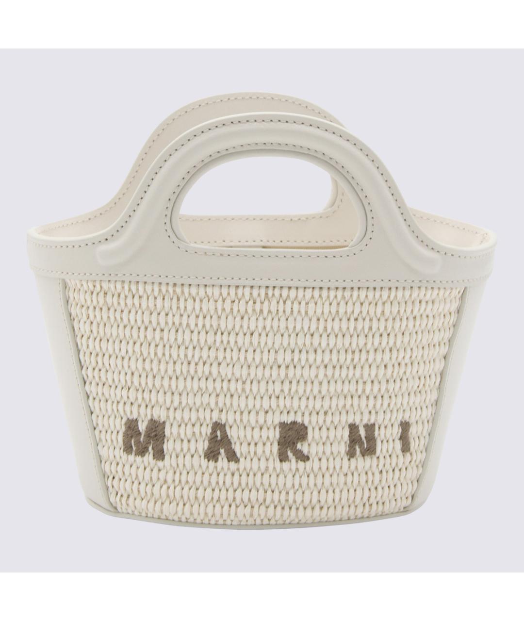 MARNI Белая сумка тоут, фото 3