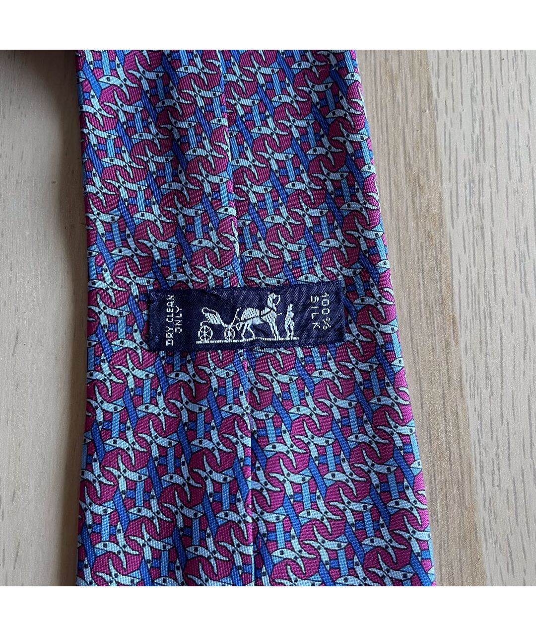 HERMES PRE-OWNED Мульти шелковый галстук, фото 6