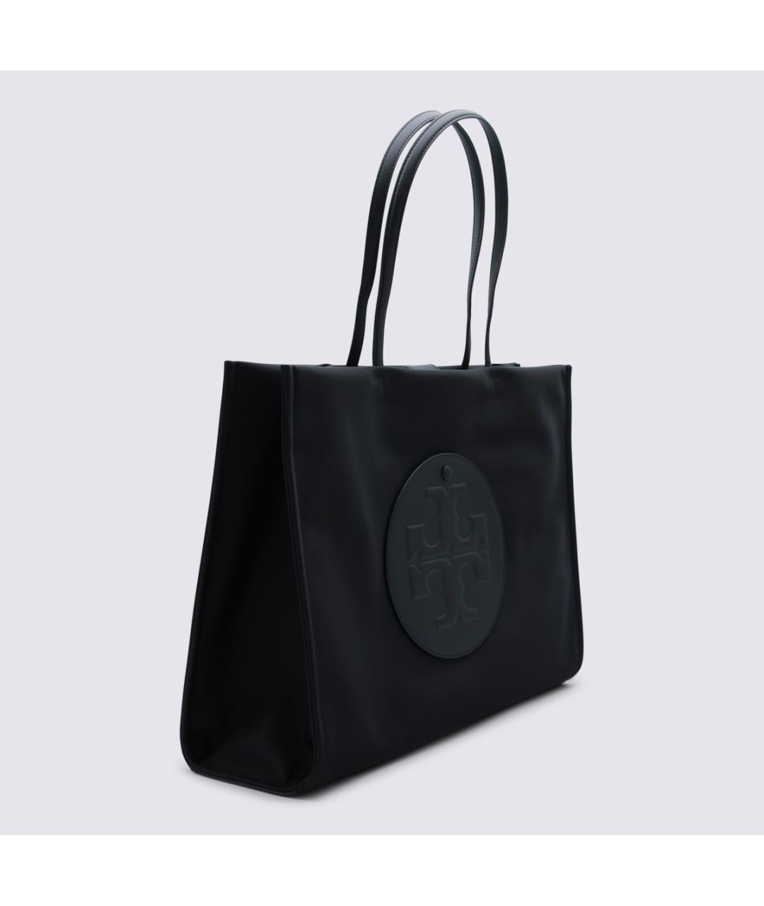 TORY BURCH Черная синтетическая сумка тоут, фото 2
