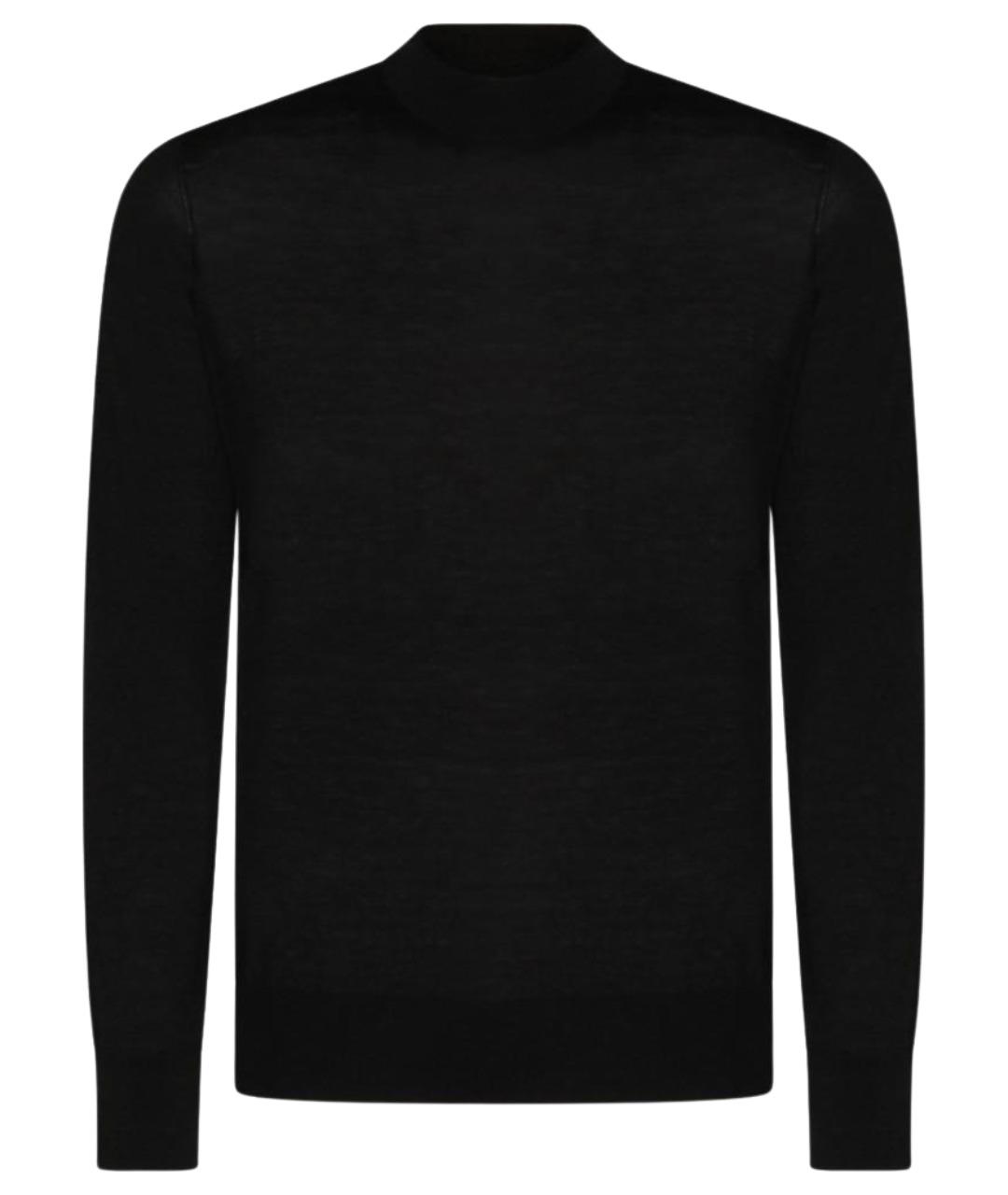 BRUNELLO CUCINELLI Темно-синий шелковый джемпер / свитер, фото 1