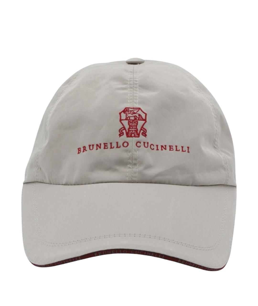 BRUNELLO CUCINELLI Серая кепка/бейсболка, фото 1