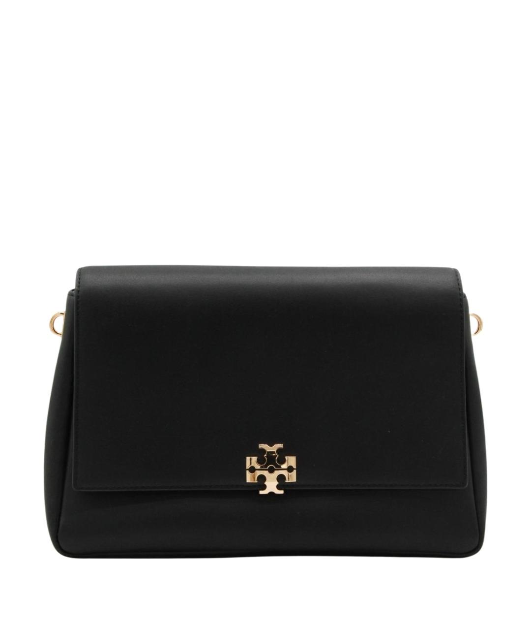 TORY BURCH Черная кожаная сумка через плечо, фото 1