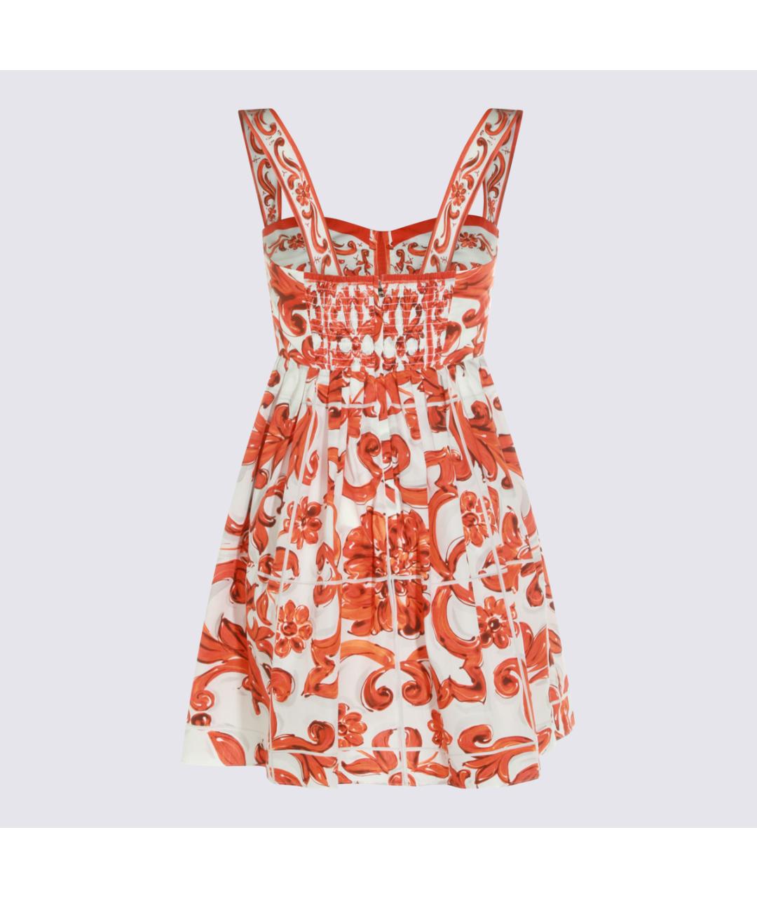 DOLCE&GABBANA Мульти хлопковое платье, фото 2