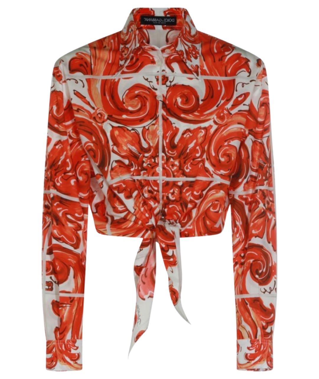 DOLCE&GABBANA Мульти хлопковая рубашка, фото 1