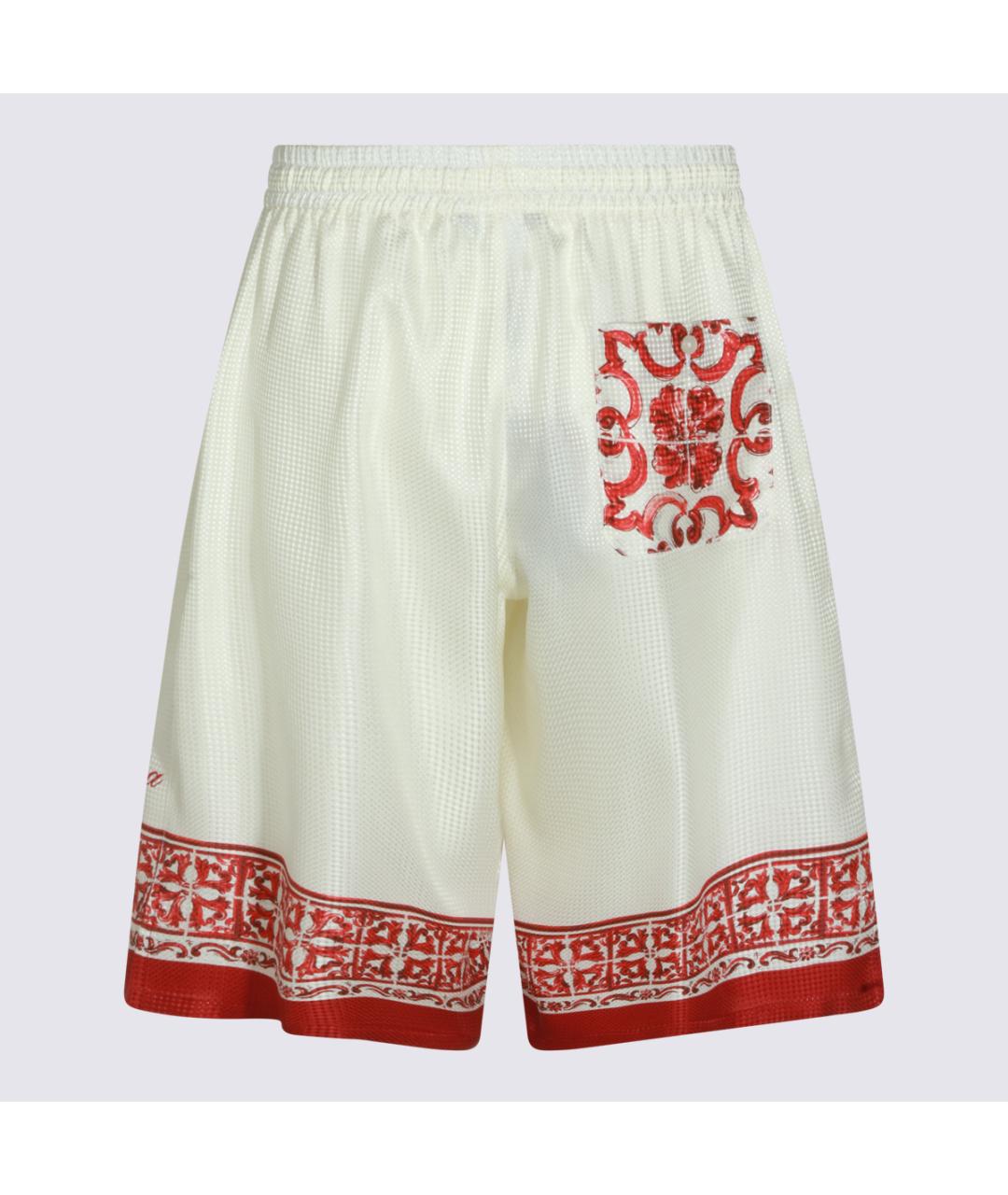 DOLCE&GABBANA Мульти шелковые шорты, фото 2