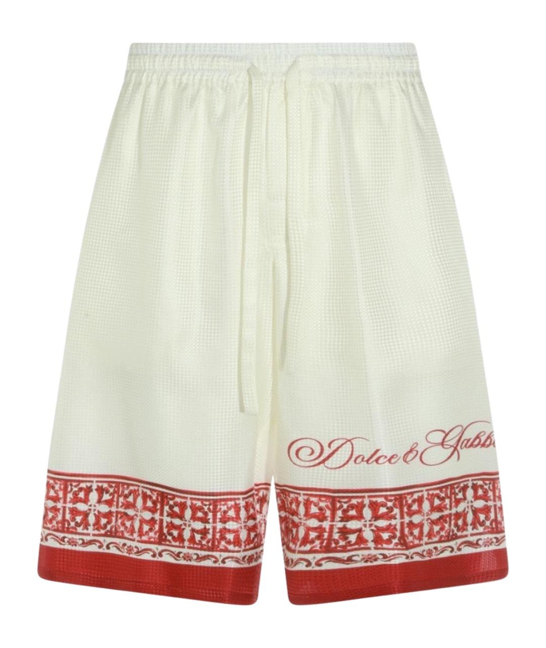 DOLCE&GABBANA Мульти шелковые шорты, фото 1