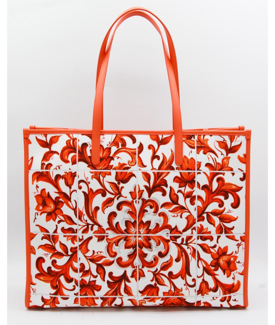DOLCE&GABBANA Мульти хлопковая сумка тоут, фото 3