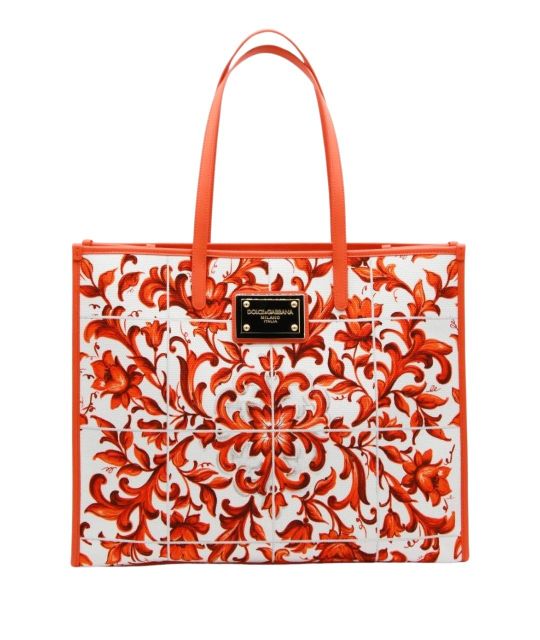 DOLCE&GABBANA Мульти хлопковая сумка тоут, фото 1