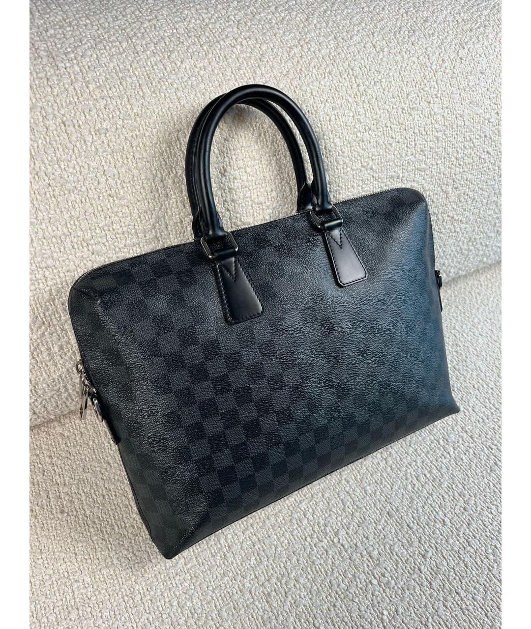 LOUIS VUITTON Черный портфель, фото 2